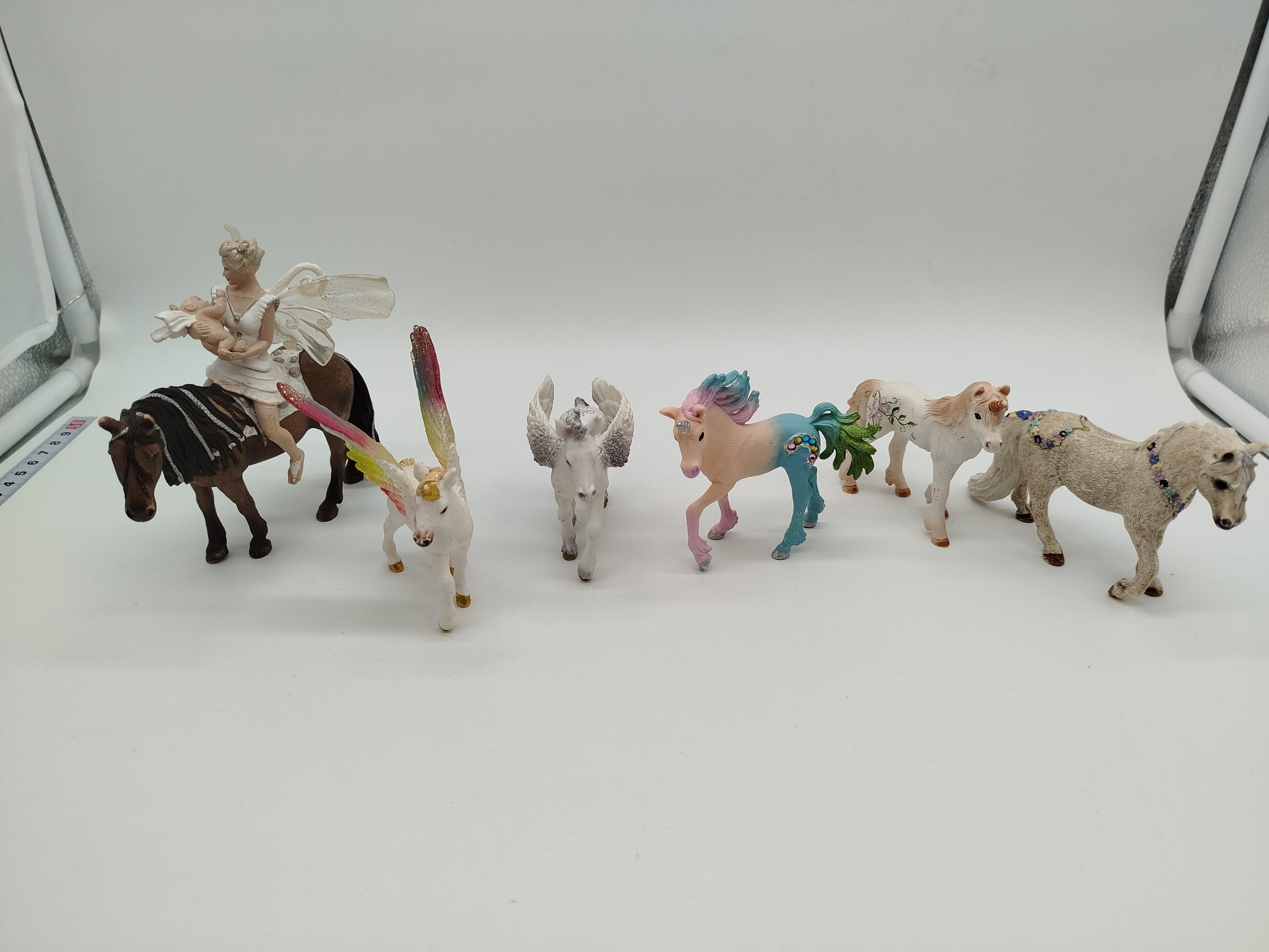 Schleich Fantasy Figuren Set von 7 – Einhörner, Pegasus, Fee